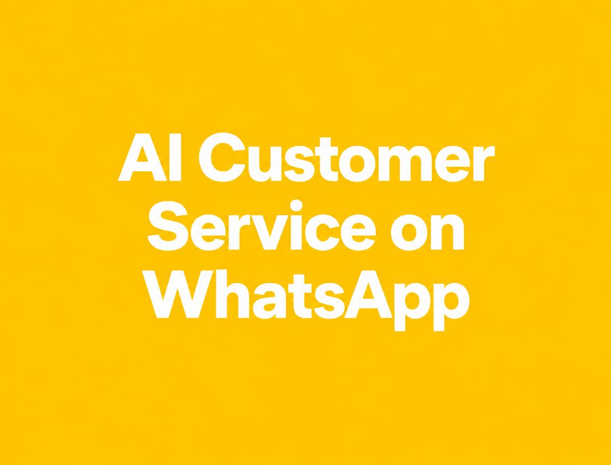 AI Customer Service on WhatsApp - Televanta cover