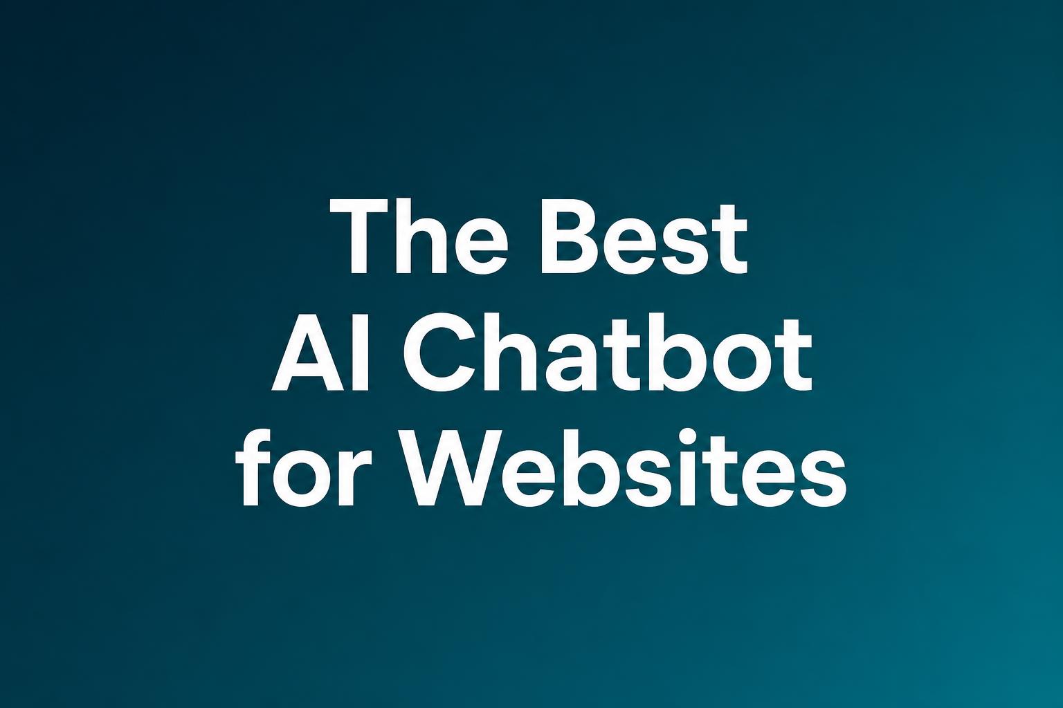 The Best AI Chatbot for Websites — Televanta cover