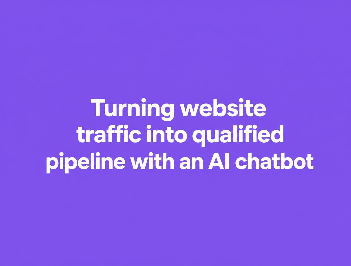 Turn Website Visitors into Leads with AI Chat — Televanta cover