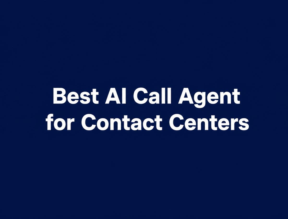 Best AI Call Agent for Contact Centers โ Televanta cover